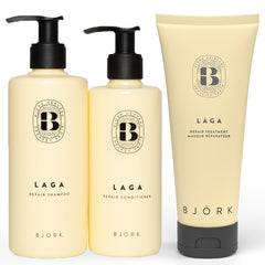 Björk Laga Schampo + Balsam + Inpackning Trio