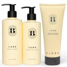 Björk Laga Shampoo + Balsam + Inpackning TRIO