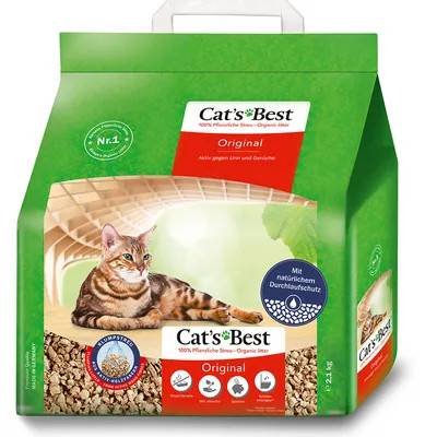Provpack: 5 l Cat's Best Öko Plus / Original kattströ