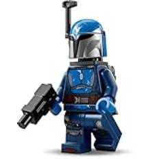 LEGO Star Wars figurset: Mandalorian Nite Owl med blaster-pistol och raketryggsäck – alternativ till LEGO Star Wars Battle Pack, LEGO minifigurset, LEGO mandalorianer