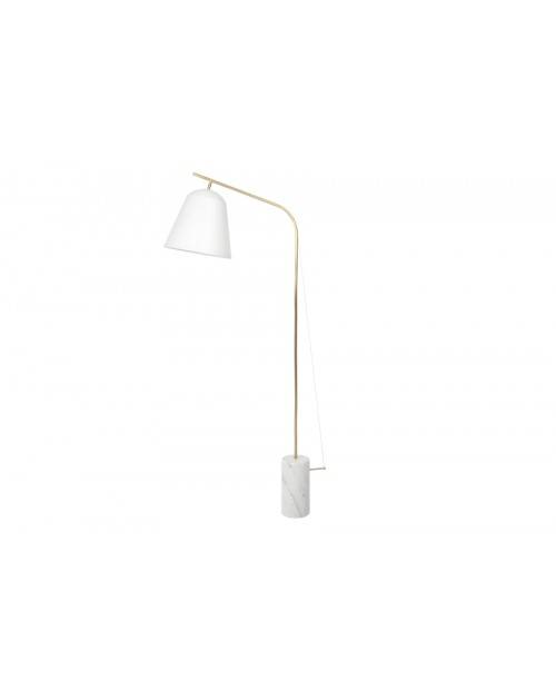 LINE TWO Golvlampa - White / Brass