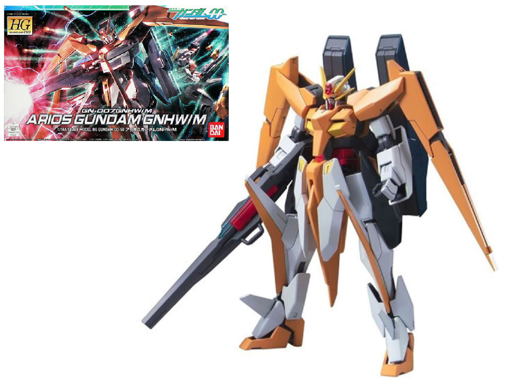 Gundam - Hg 1/44 Arios Gundam Gnhw/M - Model Kit - 13Cm