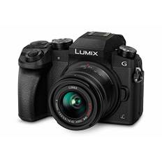 Panasonic DMC-G70KEG-K Lumix Systemkamera (16 Megapixel, 4K Video, 7,5 cm (3 Zoll) Touchscreen, WiFi) mit Objektiv Lumix G Vario F3,5-5,6/14-42 Asph/OIS schwarz