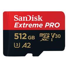 SanDisk MicroSDXC Extreme Pro 200/140 MB/s A2 V30 dl 2 512 GB