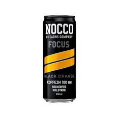 Energidryck NOCCO Focus Black Orange 330ml