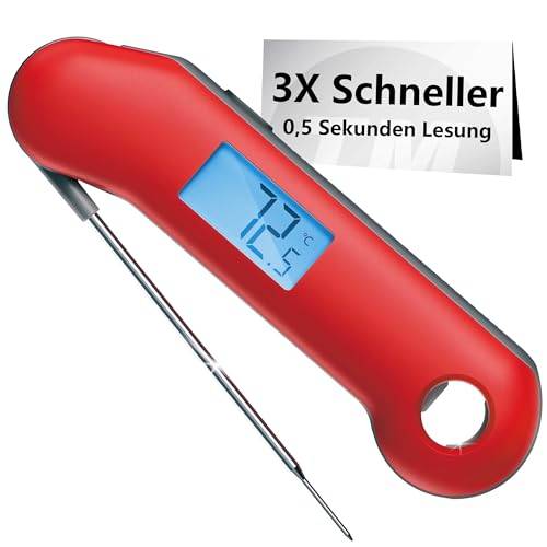 ThermoMaven F1 Turbo Profi Fleischthermometer Digital, 0,5s Sofortanzeige