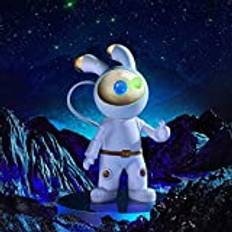 Star Projector Galaxy Light Projector, Bunny Astronaut Starry Projector med Fjärrkontroll, 360° Justerbar Timing Nebula Sky Night Light för Barn Vuxna Heminredning i Sovrummet, Present Till Barnens Da