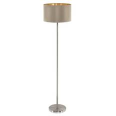 Maserlo Gulvlampe Ø380 taupe/guld, E27, 60W