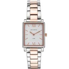 Leijona 5171-4344 - armbandsklocka, 24 mm, silver / roséguld