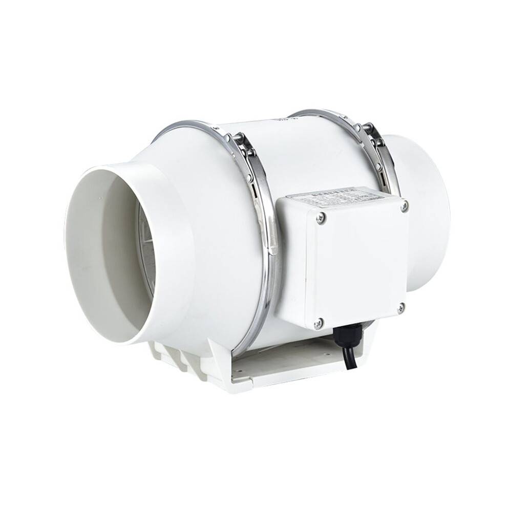 220V Exhaust Fans Home Inline Pipe Duct Fan Bathroom Extractor Ventilation Kitchen Toilet Wall Clean Ventilator EU Plug