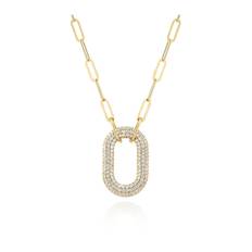 Sif Jakobs Jewellery, Accessoarer, Dam, ONE Size, Capri Uno Halsband med Vita Zirkoner