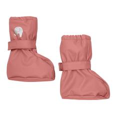 CeLaVi Overtrækssko m. Fleece/ Velcro Bånd - PU - Brick Dust - CeLaVi - 12-18 mdr - Overtrækssko