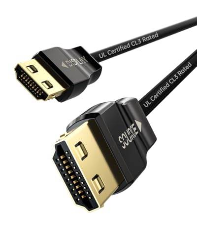 huaham 8K fiberoptisk HDMI 2.1-kabel 10 m, HDMI-kabel ultrahög hastighet 48 Gbps, 8 K60 Hz och 4K120 Hz, stöder eARC, Dolby, HDCP 2.2&2.3