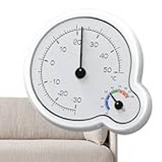 Mekanisk termografi, vardagsrum hygrometer, blomrumssensor, inomhus fuktighetsmätare, analog temperaturmätare, fuktighetsmätningsverktyg, klar skaltermometer, analog termograf, hygrometer