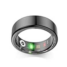 Smart Ring Herr Dam, Puls- Och Blodsyremätare, Hälsoövervakning, IP68 & 5ATM Vattentät, Multisportläge(Black,10#)