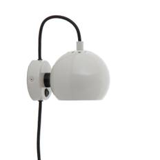 Frandsen Ball Væglampe Glossy Pale Grey Outlet