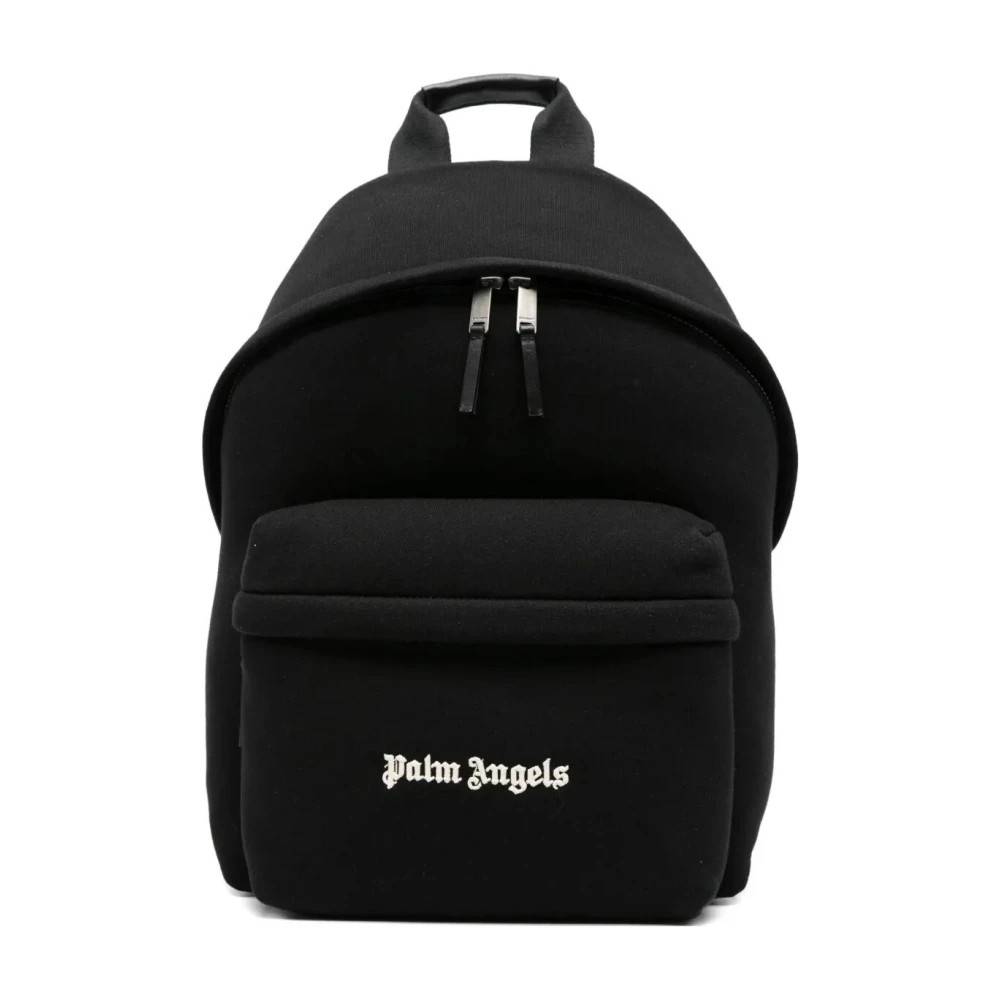 Palm Angels Cordura Classic Logo Backpack - Tasker - Herre - Sort - ONE SIZE - Uld