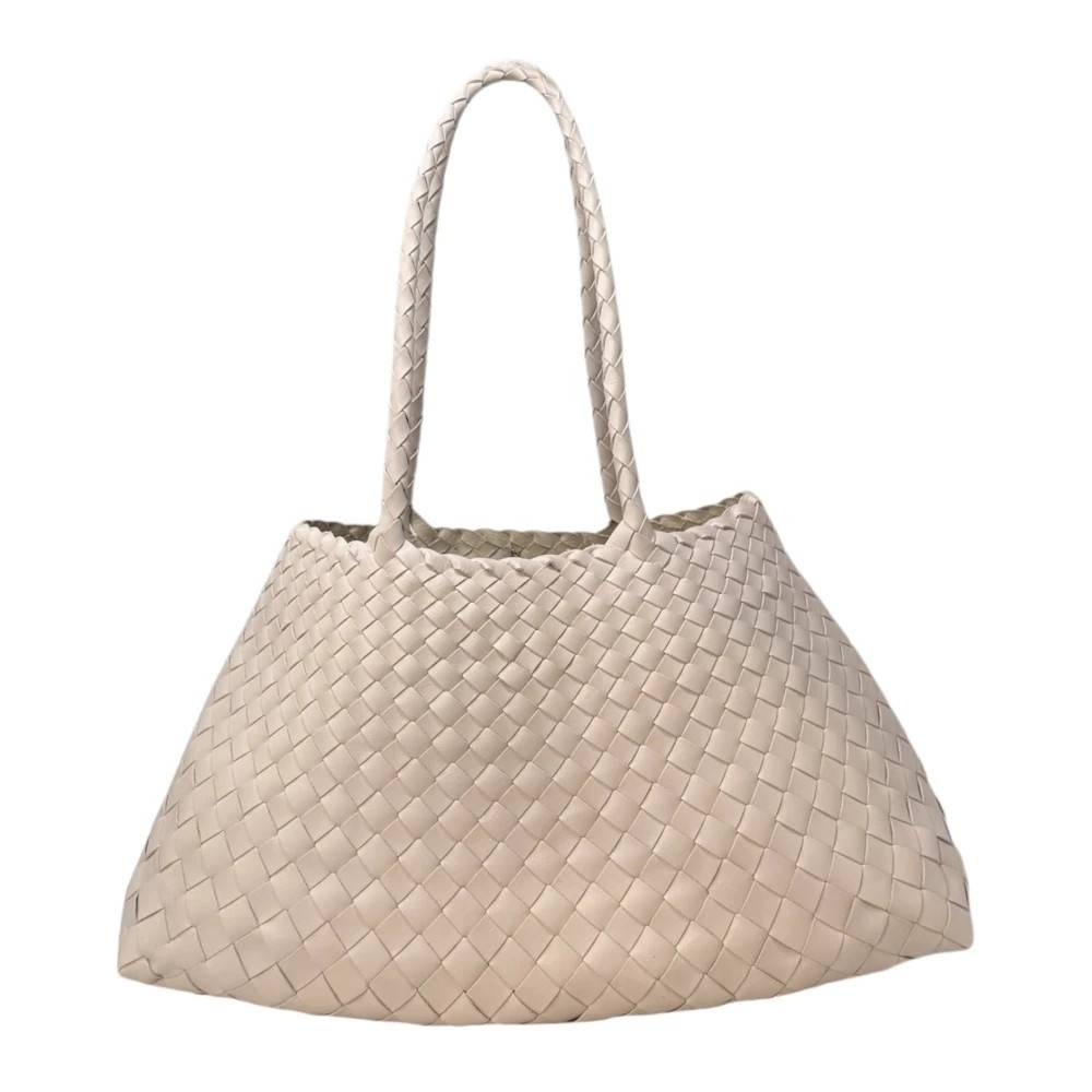 Dragon Diffusion Santa Croce Big Shoulder Bag - Tasker - Dame - Beige - ONE SIZE - Uld