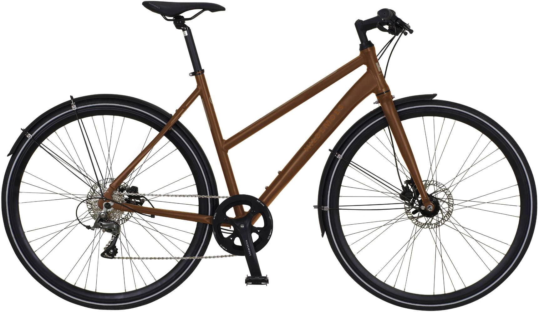 TILBUD | Kildemoes Hyper Fitness Damecykel Brun 51