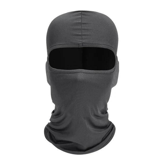 Balaclava Full Face Mask for Men Women Summer Cycling Hiking Camping Hunting Airsoft Ski Mask Breathable Head Cover mörkgrå färg