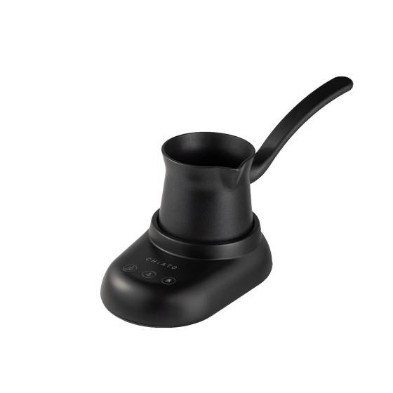 CHiATO potPLAY 3-in-1 elektrisk turkisk kaffekanna – svart, begagnad-renoverad