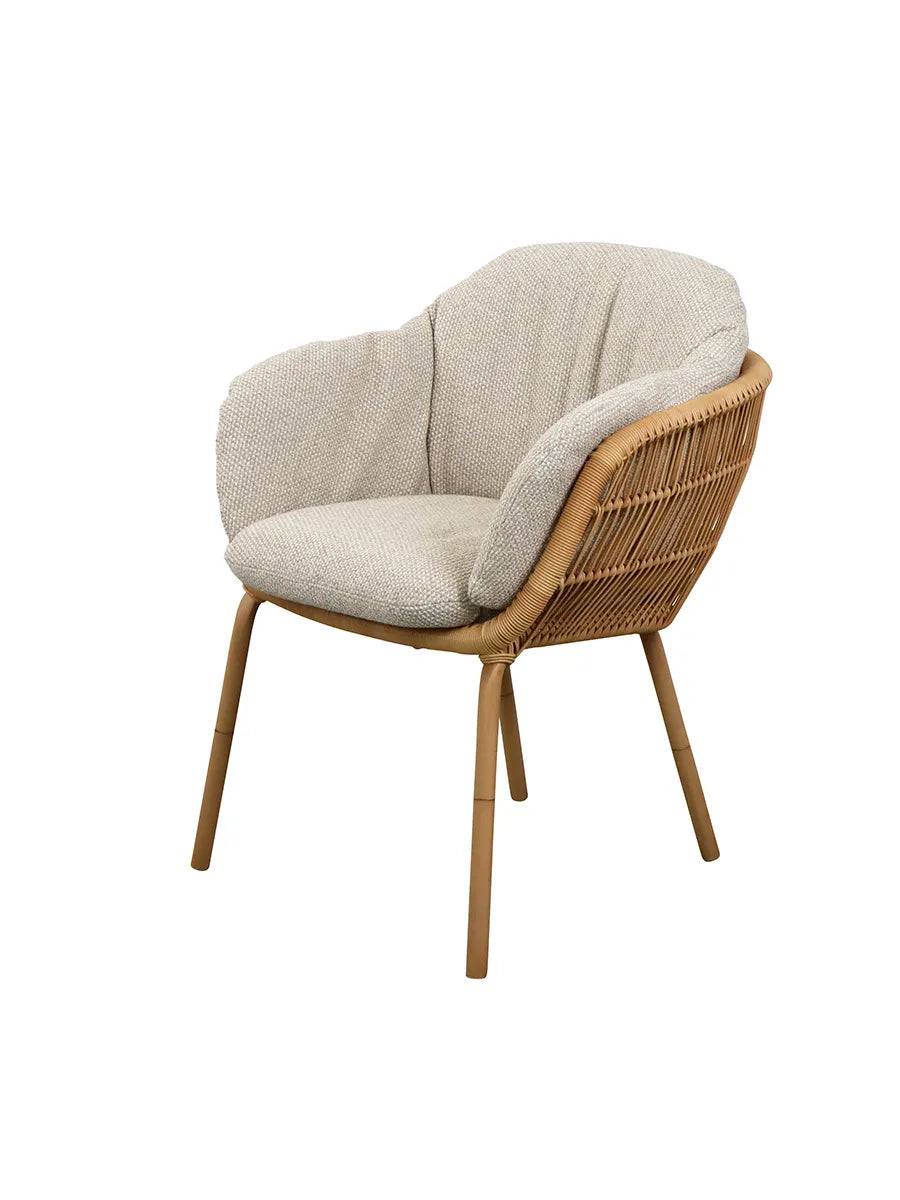 Stay havestol m. 4 ben fra Cane-line Desert Sand, Cane-line Rise - Jacobsen Plus