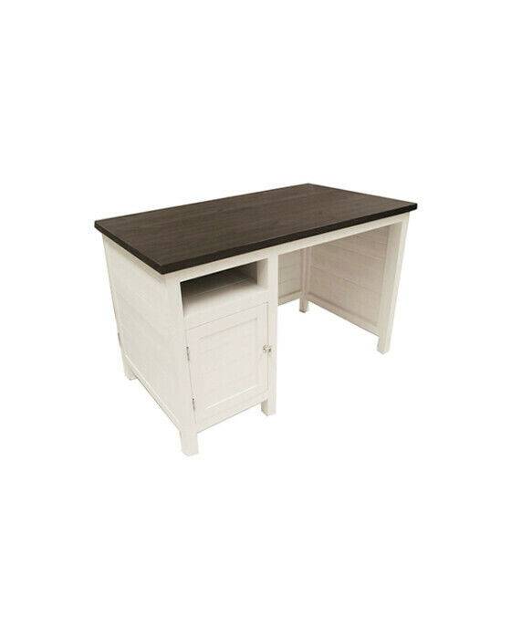Ocean House Charles skrivbord lodge top - Vit / Brun (B: 125 x D: 60 cm)