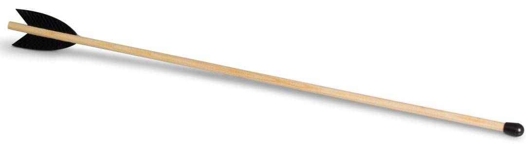 Sportspil 50 cm med stop, læderbeklædt.