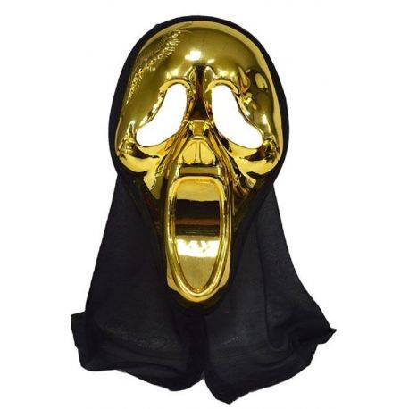 Scream maske, guld