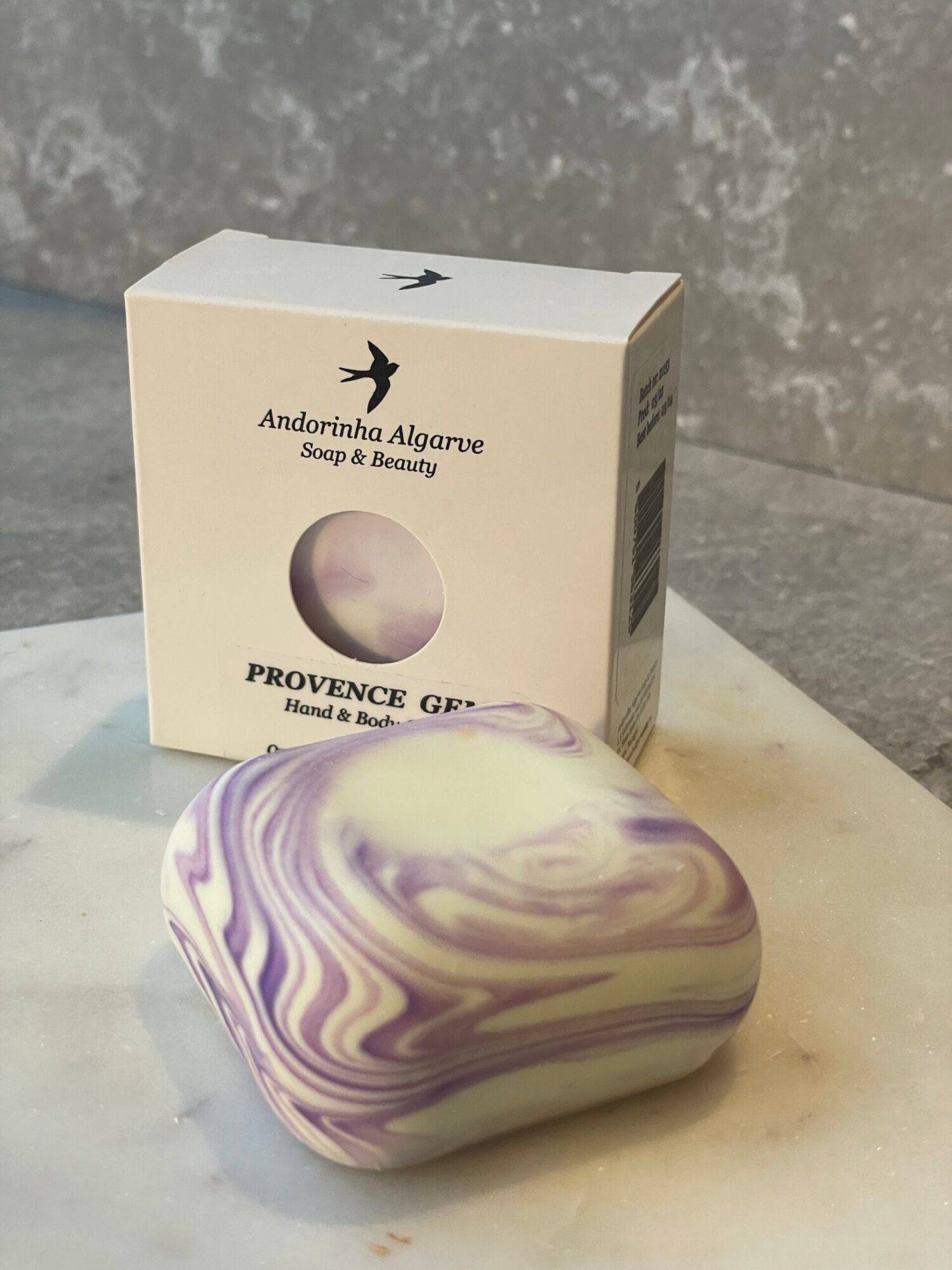 Hand & Kroppstvål med doft av Lavendel från Andorinha Algarve Soap & Beauty - 85 g