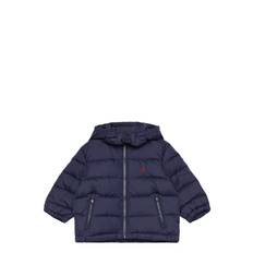 RALPH LAUREN BABY Ripstop Hooded Down Jacket Navy