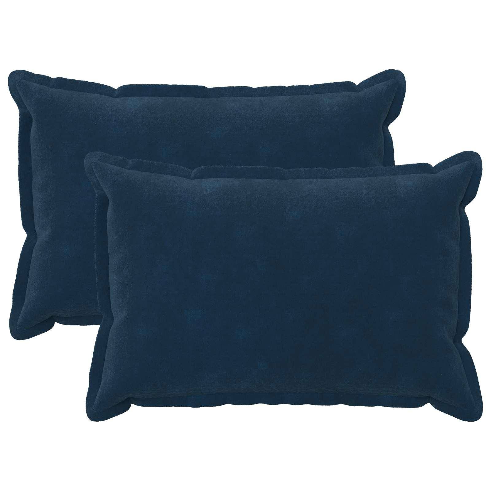 Pyntepuder HOUTEN 2 stk. - blå mikrofiberfleece