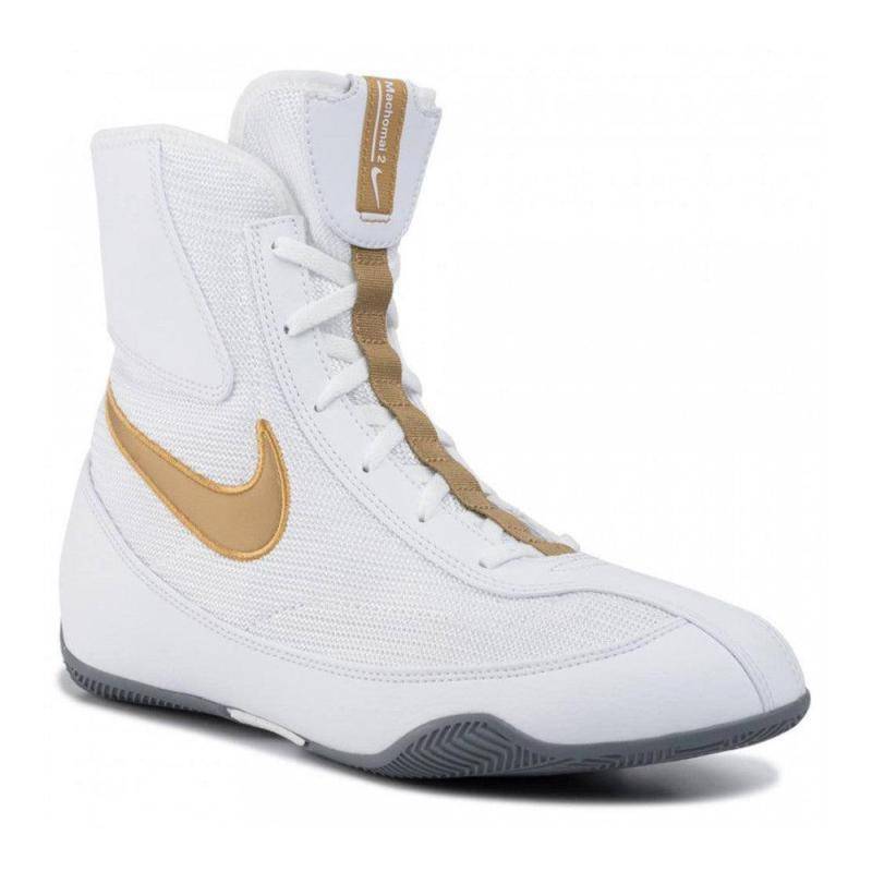 NIKE: MACHOMAI 2 BOXNINGSSKOR - VIT/GULD (40.5)
