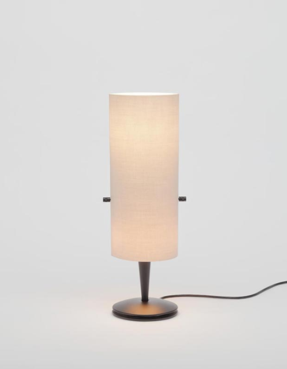 Club bordlampe serien lighting - Mat sort / M / Helt hvid