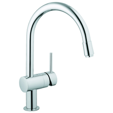 Köksblandare Minta Grohe 32918000 Utdragb. C-Pip - Krom