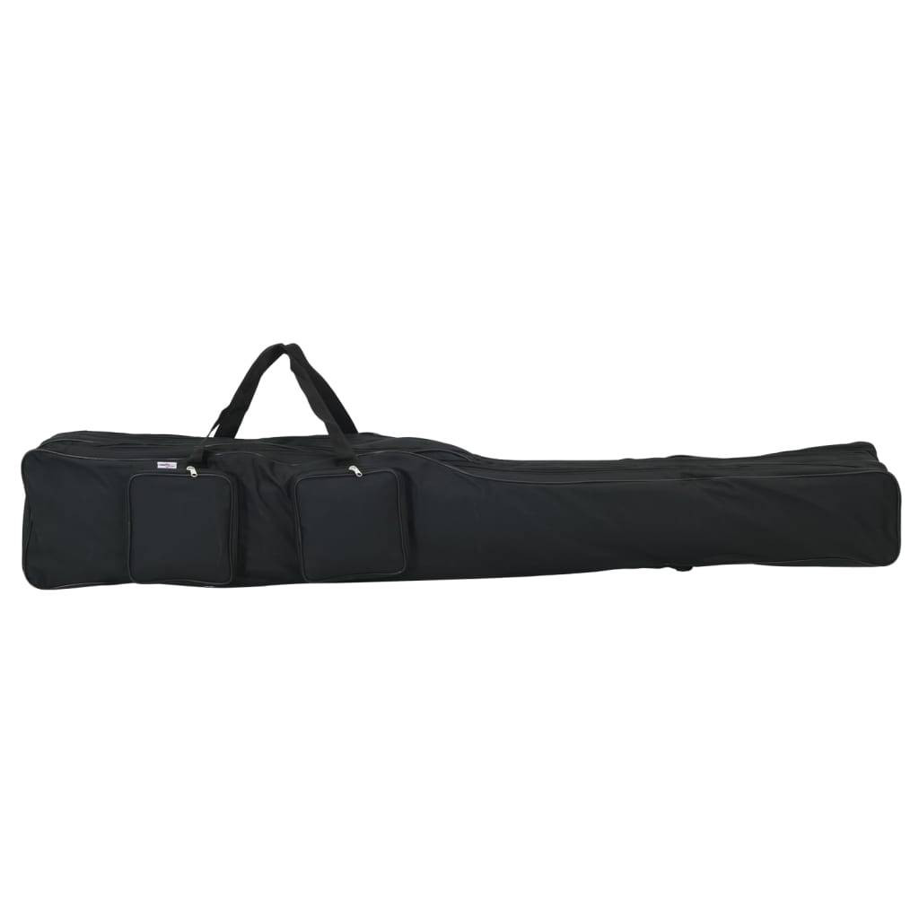 vidaXL Väska för fiskespö svart 150 cm oxford-tyg