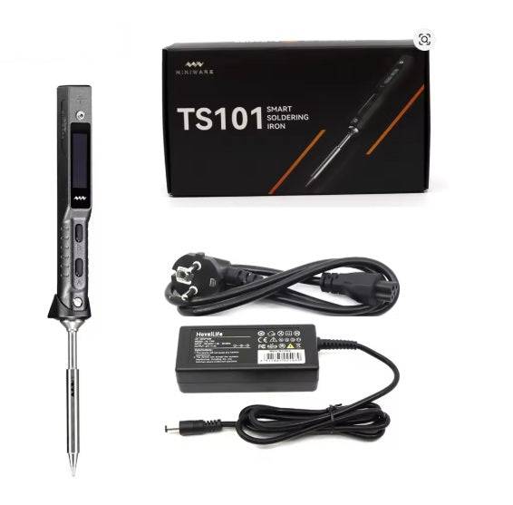 Loddekolbe - TS101 / Soldering Iron - (Incl. Power Supply)