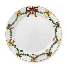 Royal Copenhagen – Stjerne Riflet Jul tallerken 27 cm