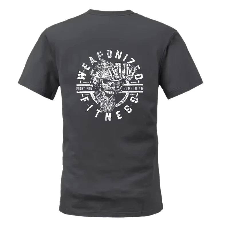 New Summer Men's Military-style Tactical Pattern T-shirt High-quality Fabric Street Fashion Style 100% Pure Cotton Soft Material - L / 3 (L)