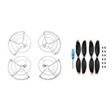 For DJI Mini 2 Propeller 4726 Blade Propeller Propeller Guard Mini Drone Helt skyddande skydd for DJI Mavic Mini 2 Tillbehör 【drönartillbehör】 ( Color : 2 in 1 orange )