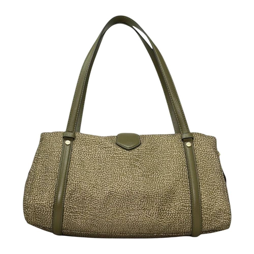 Borbonese Bauletto Skuldertaske - Tasker - Dame - Grøn - ONE SIZE - Uld