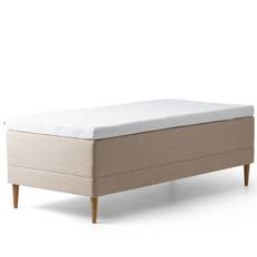 Promise ramsäng enkelsäng - Vit/Beige/Grå/Ljusgrå/Mörkgrå/Taupe