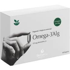 BioSalma Omega-3 av Alg 375 mg DHA/EPA Kapslar 60 st