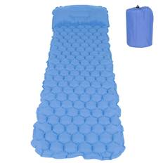 Inflatable Sleeping Pad Mat Portable Air Bed for Outdoor Camping Hiking Travel BeachPeacock Blue påfågelblå färg