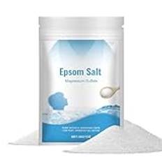 Epsom salt 30 g | Epsom salt badsalt | farmakvalitet badsalt – 100 % rent | naturligt salt | bittersalt magnesiumsulfat