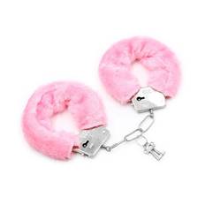 Furry Handcuffs - flera färger - Rosa