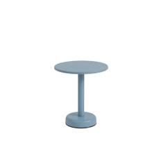 MUUTO - Linear Steel Udendørs Sofabord Ø42, Pale Blue