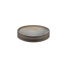 Aida Raw desserttallerken Ø20 cm 6-pak Brown
