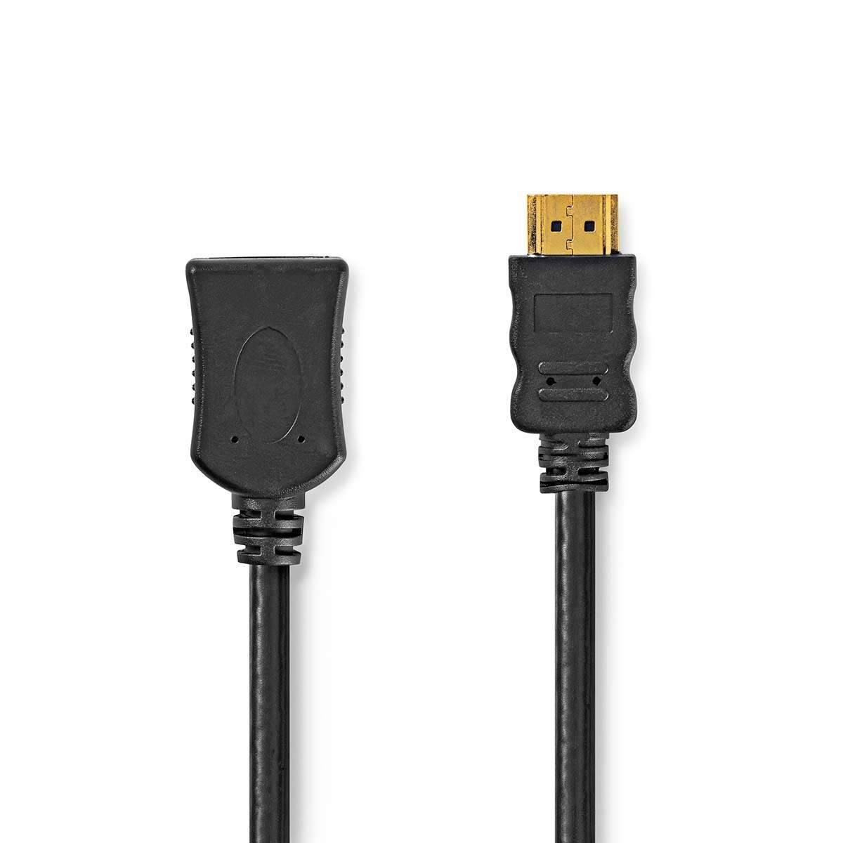 Højhastigheds HDMI™-kabel med Ethernet | HDMI™-stik | HDMI™-udgang | 4K@60Hz | ARC | 10,2 Gbps | 3,00 m | runde | PVC | Sort | M