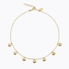 Petite Shell Choker Necklace Gold - Stjärnurmakarna